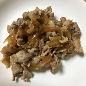 卵黄とろーり♪豚肉のすき煮風